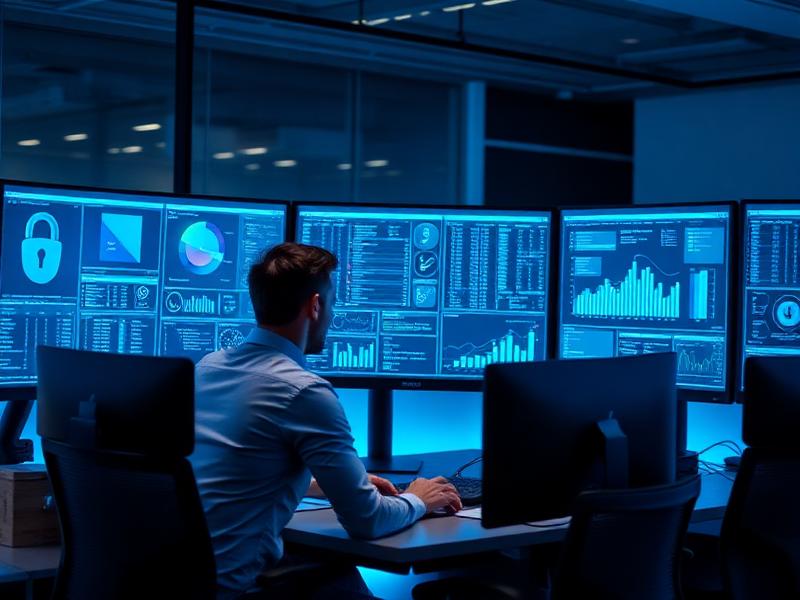 Professional IT consultants working